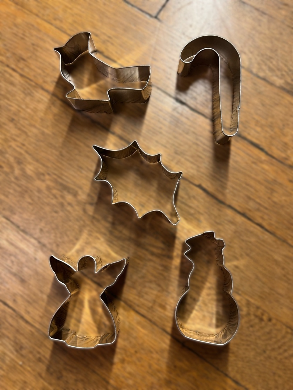 Holiday Stainless Steel Cookie Cutter Set - Silver